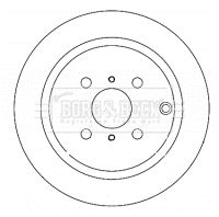 BORG & BECK Тормозной диск BBD4364